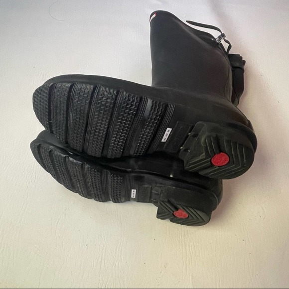 Hunter Black Tall Boots - Picture 6 of 9